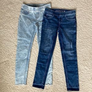 Pair of Jean leggings-like new!